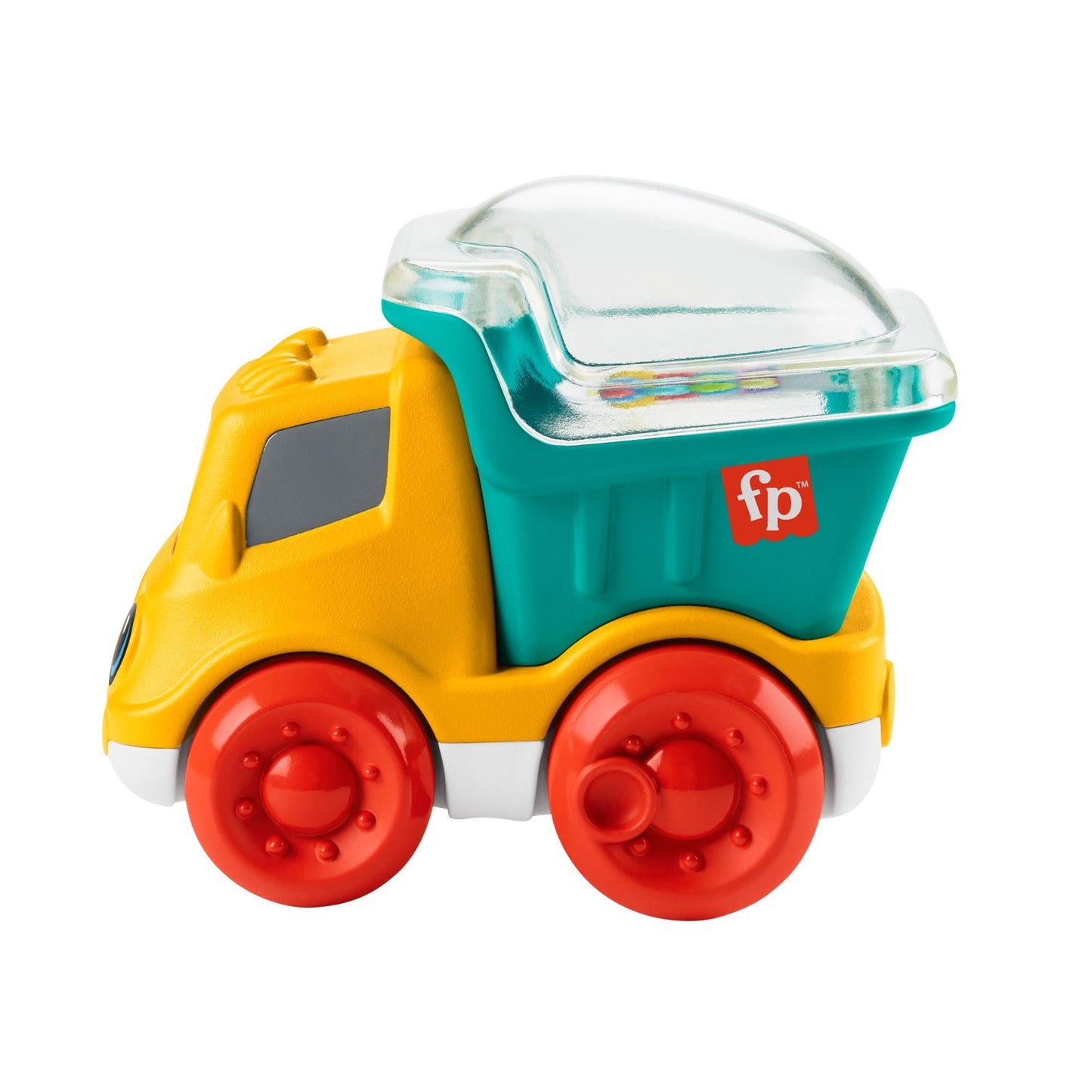 Fisher-Price Camion-Benne Roulis-Boulis, Jouet ¨¤ Pousser Avec Perles