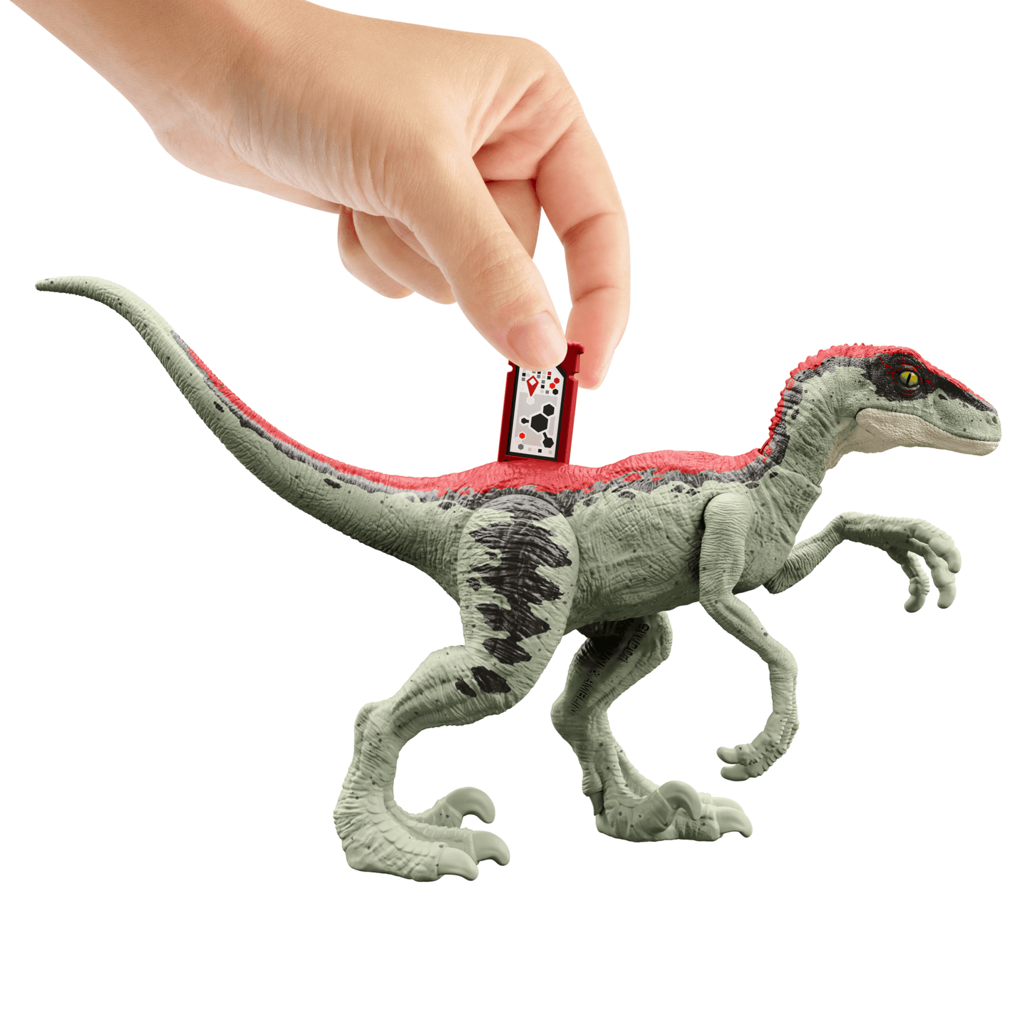 Jurassic Park ¡¯93 Classic Dennis Nedry Action Figure, Motorcycle & Dinosaur Toy Set, 3.75-in Scale