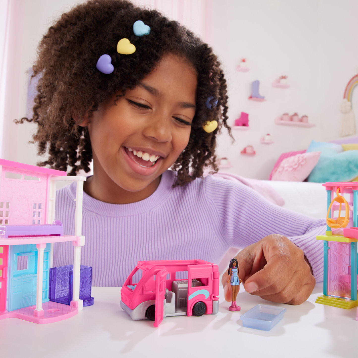 Barbie Mini BarbieLand Veh¨ªculo para Mu?ecas Camper de los Sue?os