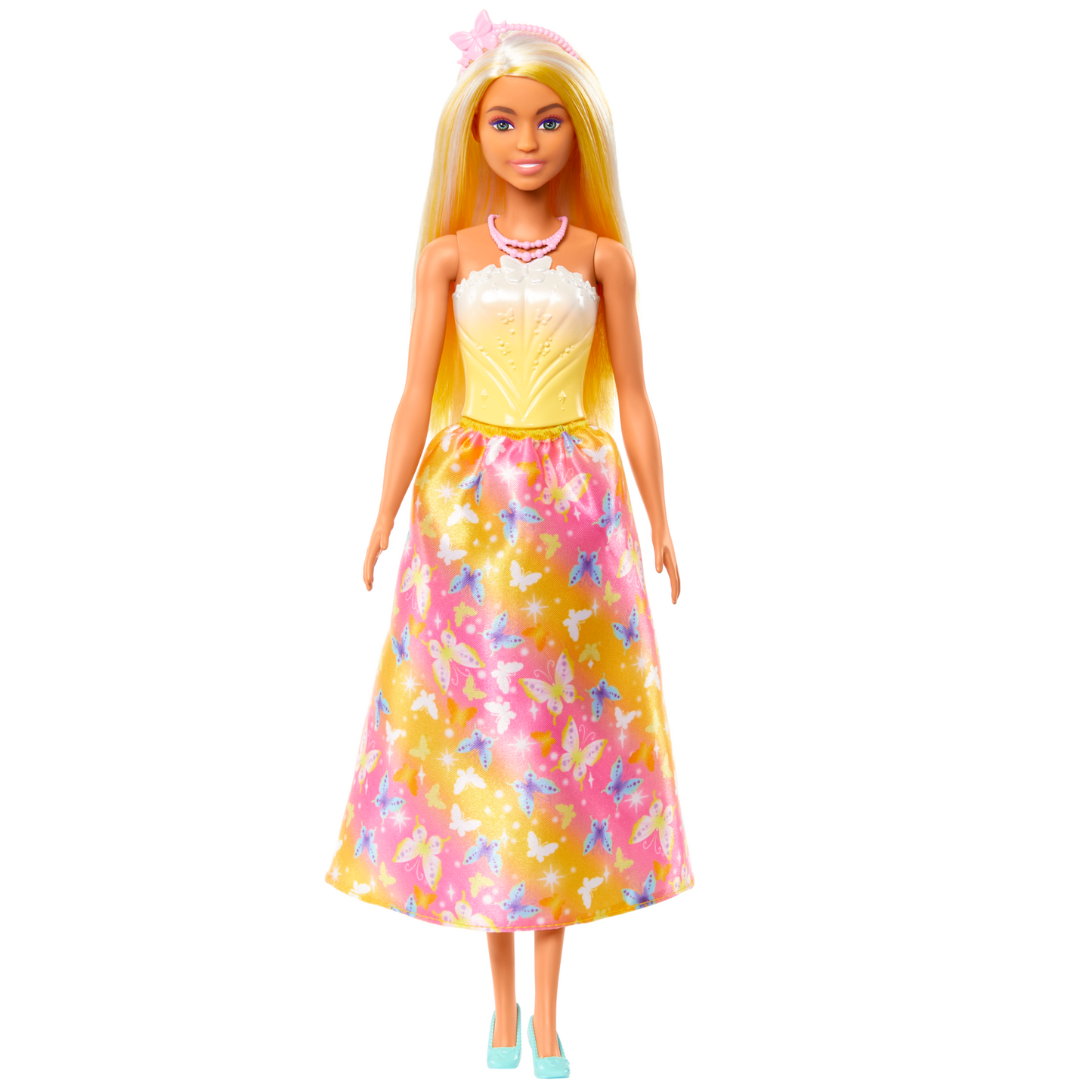 Barbie Fantas¨ªa Mu?eca Doncella Vestido de Ensue?o Amarillo