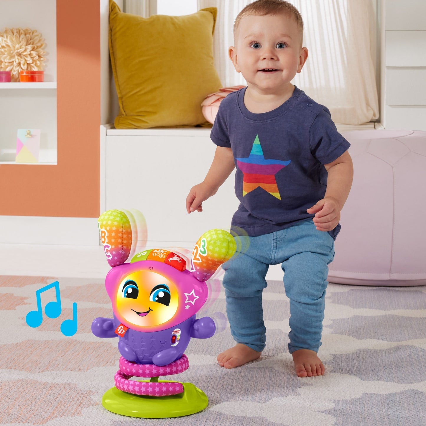 Fisher-Price Juguete para Beb¨¦s Dj Belle Salta y Aprende