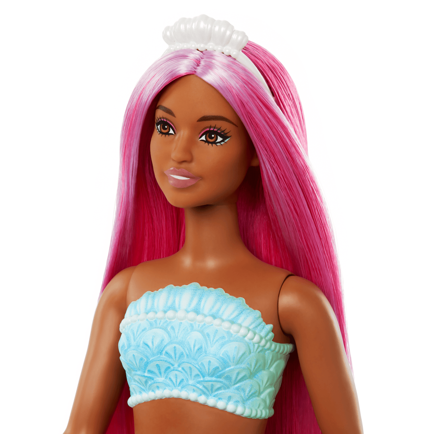 Barbie-Poup¨¦es Sir¨¨nes Avec Cheveux et Nageoire Color¨¦s et Serre-T¨ºte