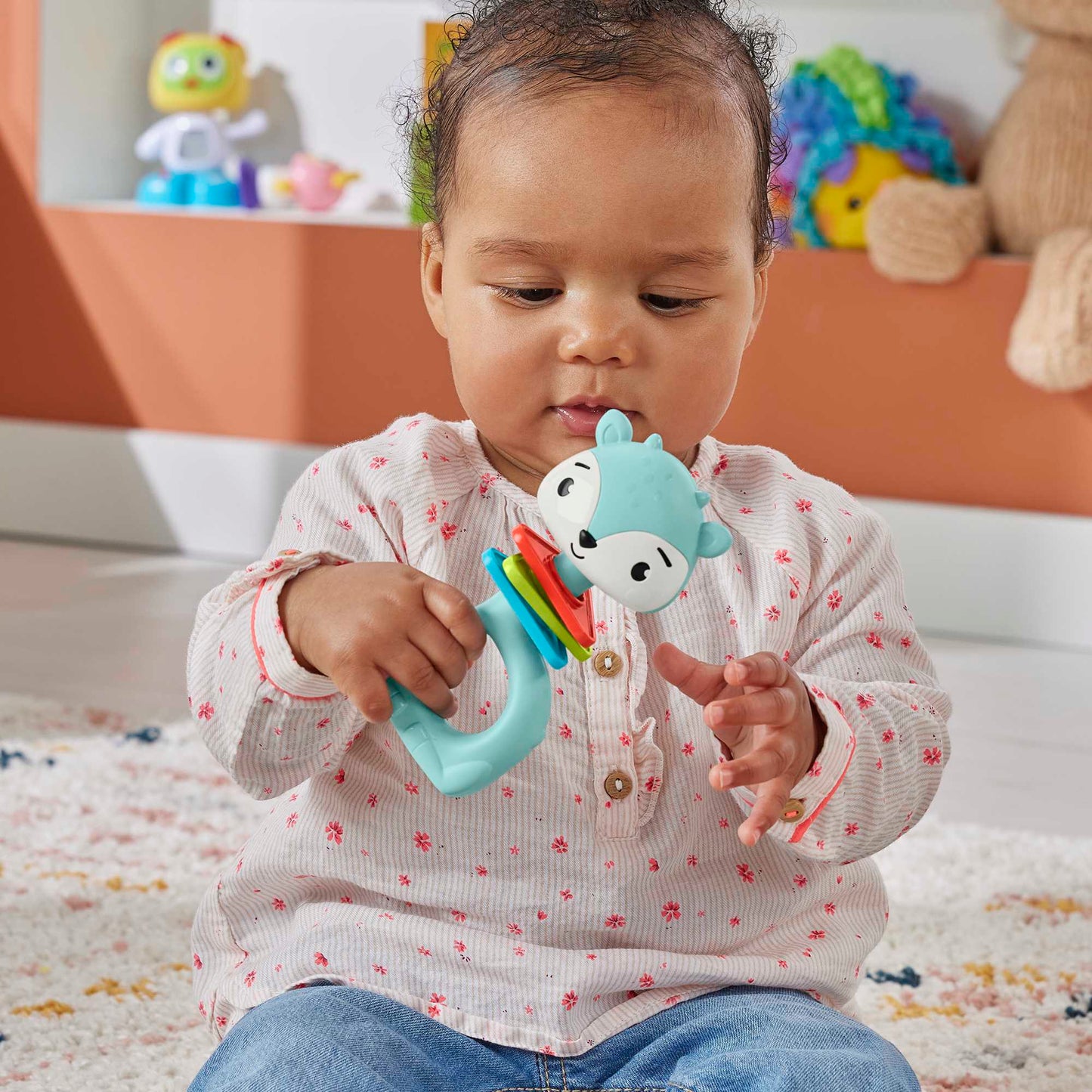 Fisher-Price Baby Chocalho para Beb¨ºs Sensimals Veado