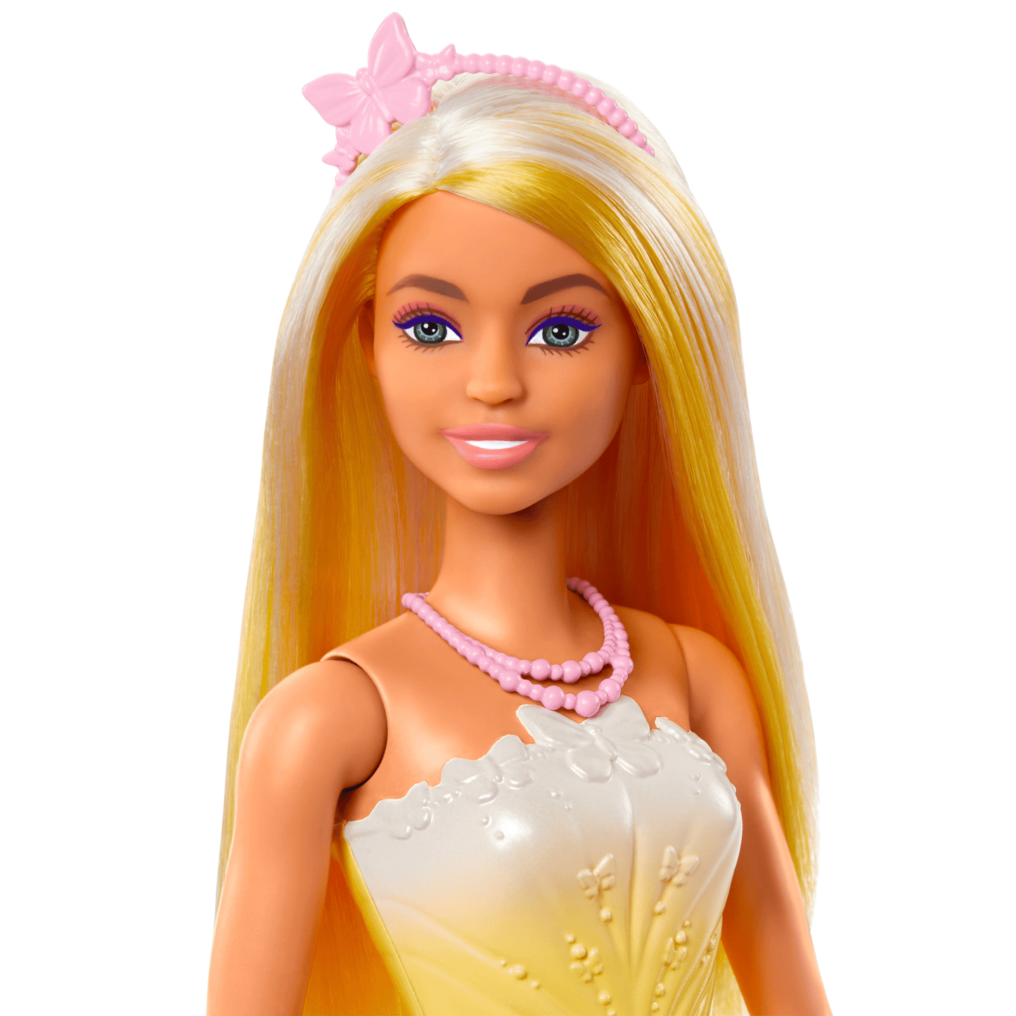 Barbie Fantas¨ªa Mu?eca Doncella Vestido de Ensue?o Amarillo