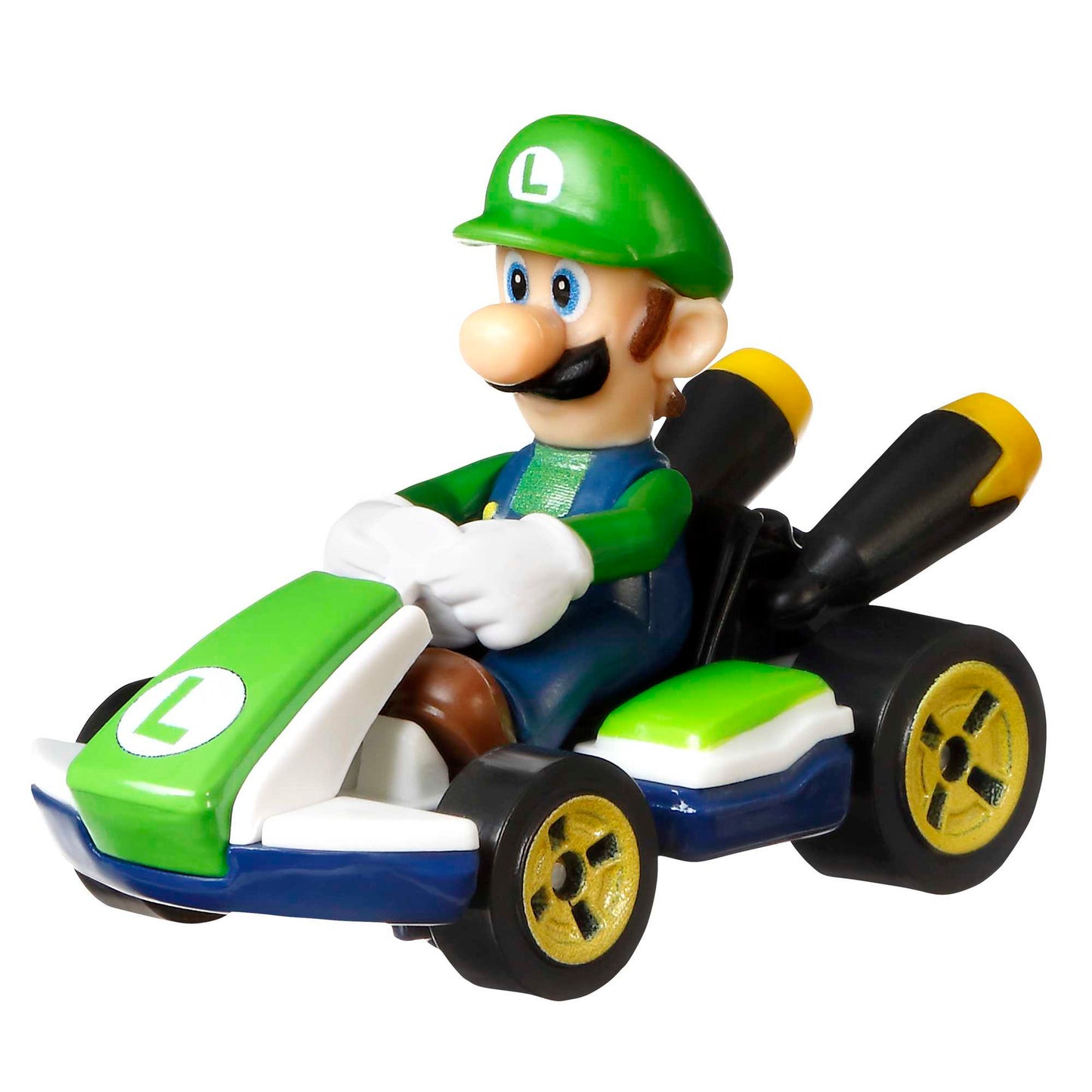 Hot Wheels Mario Kart Veh¨ªculo de Juguete Luigi Est¨¢ndar Kart
