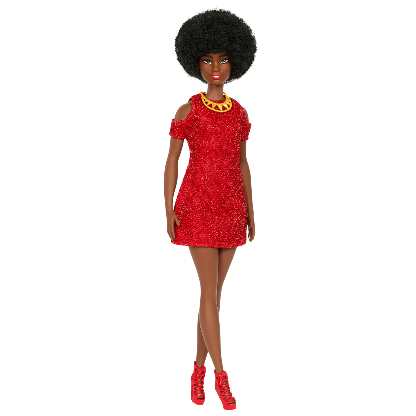 Barbie Fashionista Mu?eca Vestido Rojo Brillante