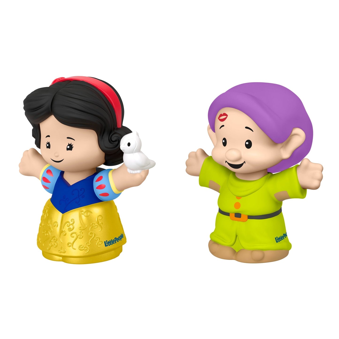 Little People Disney Princesa Juguete para Beb¨¦s Figuras de Blanca Nieves y Tont¨ªn