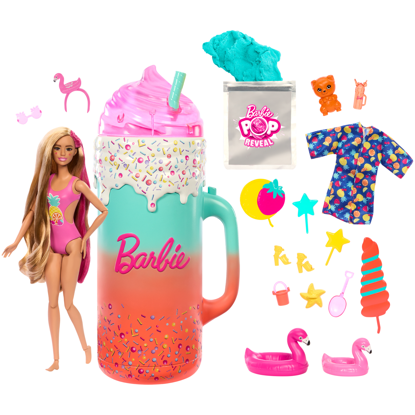 Barbie Pop Reveal Coffret-Cadeau R¨¦v¨¦lation Surprise, 15+ Surprises